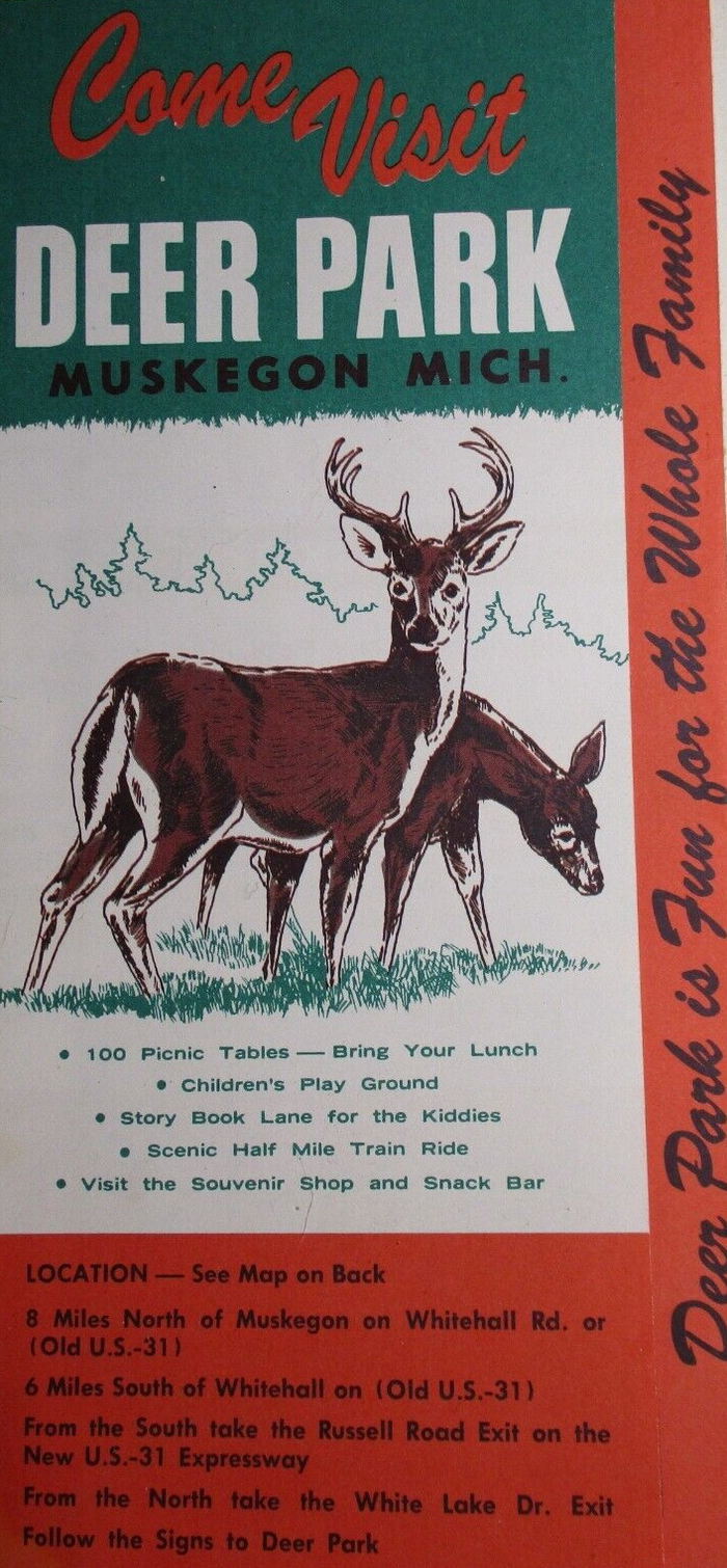 Michigans Adventure (Deer Park) - 1960S Postcard As Deer Park